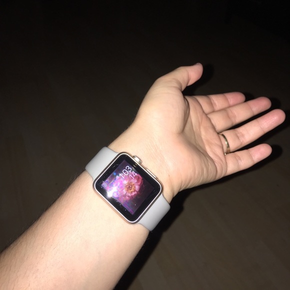 Rose gold/ gray band  watch 1st series 38mm