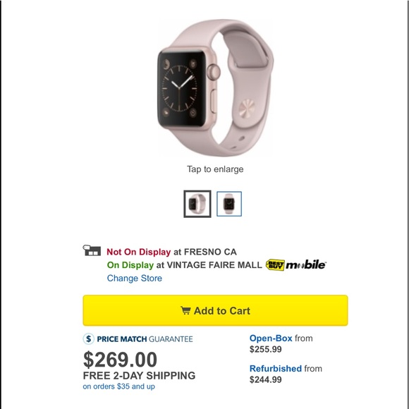 Rose gold/ gray band  watch 1st series 38mm