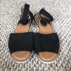 Clarks ankle strap sandals