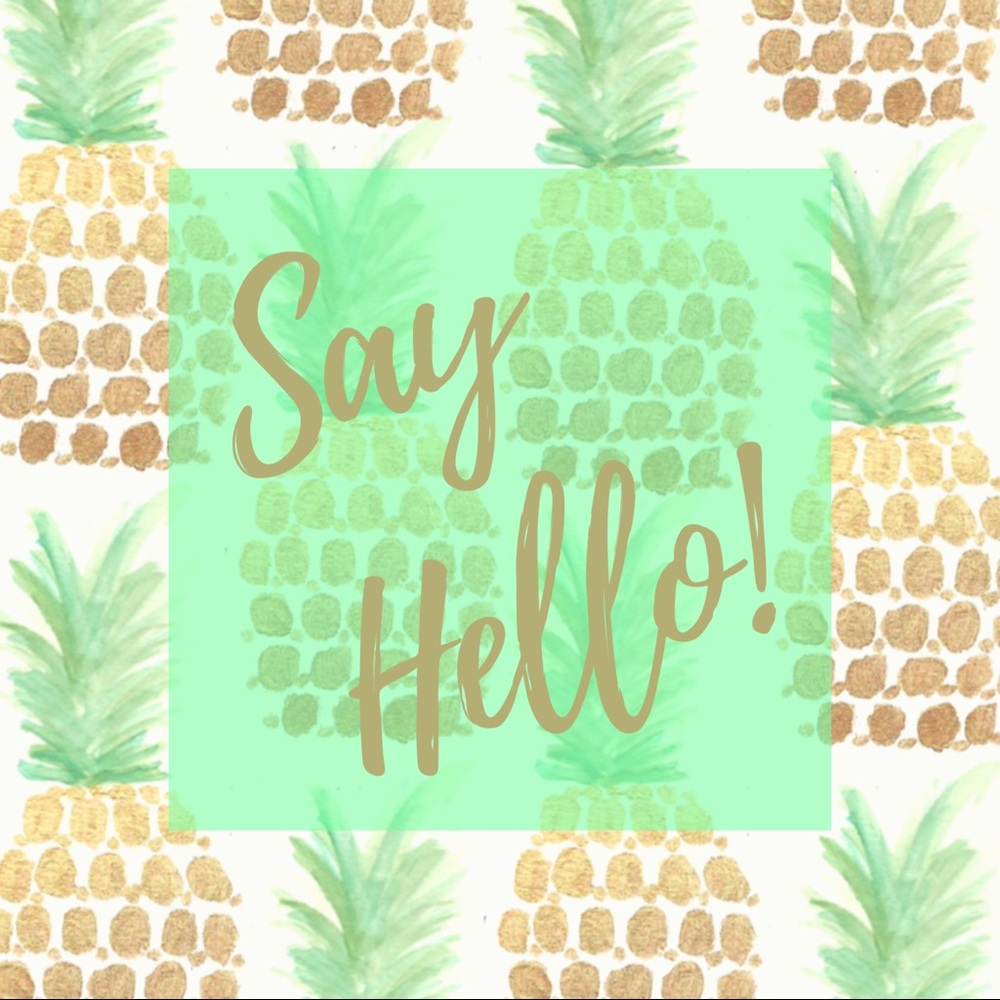 Don't be shy, come say hi! 
