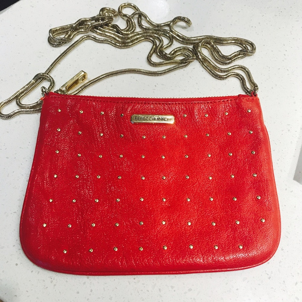 💯Rebecca Minkoff Red Leather Crossbody