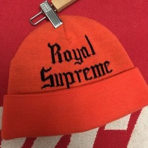 Royal supreme orange beanie