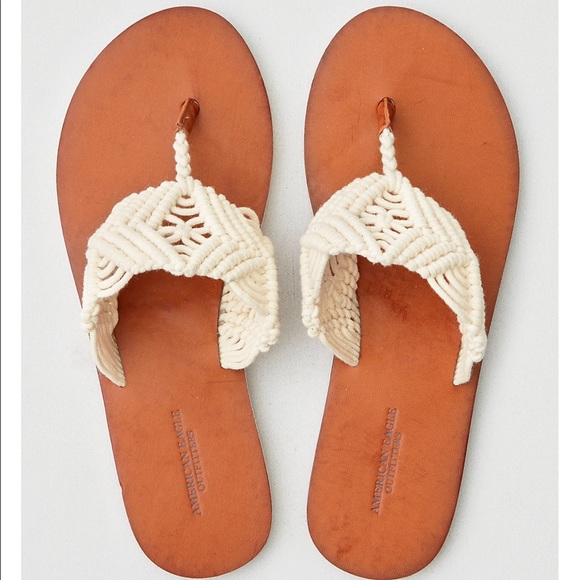 American Eagle Outfitters Shoes - American Eagle Macrame Flip Flop / Sandals