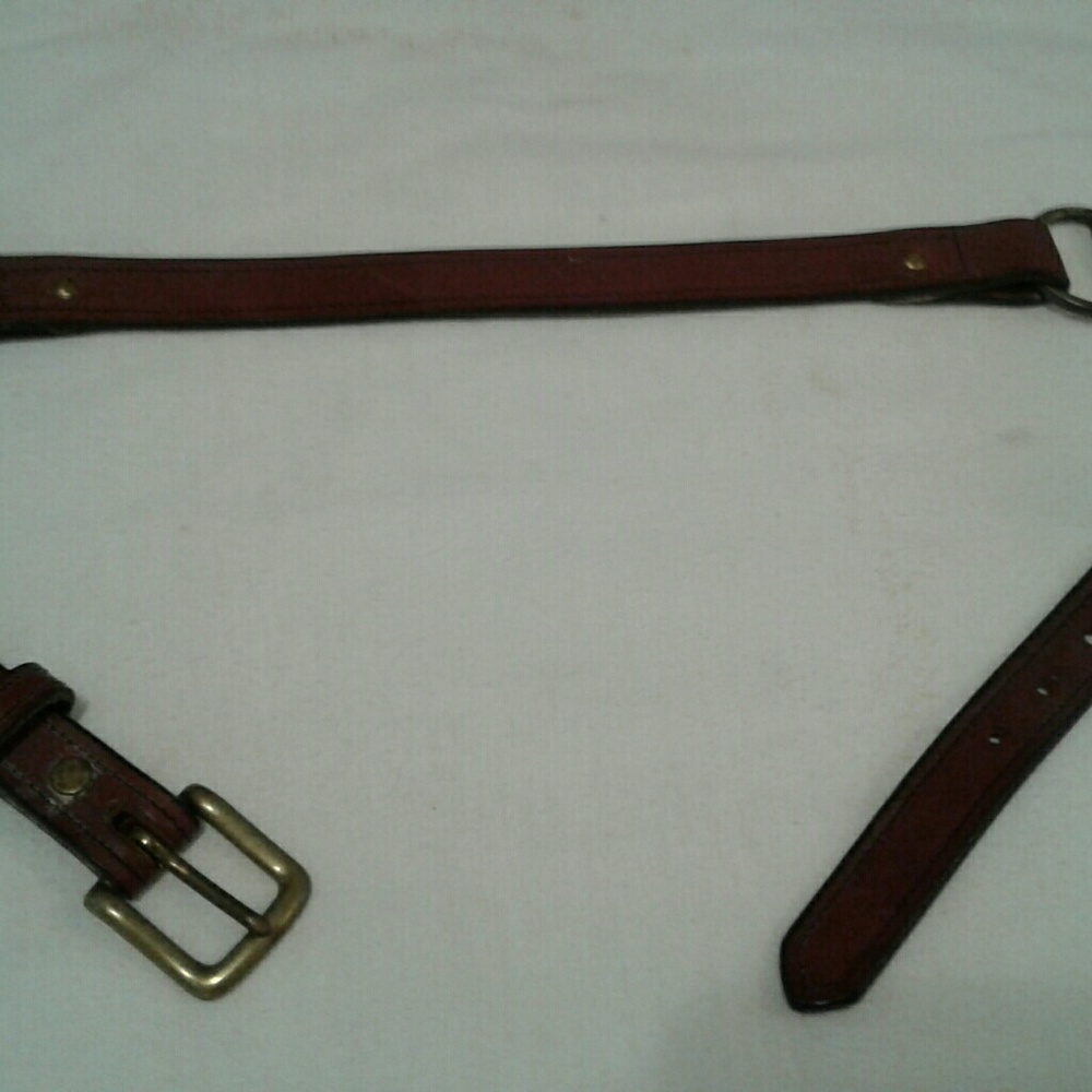 Tory Leather Bridle Belt 26" Half Inch Wide