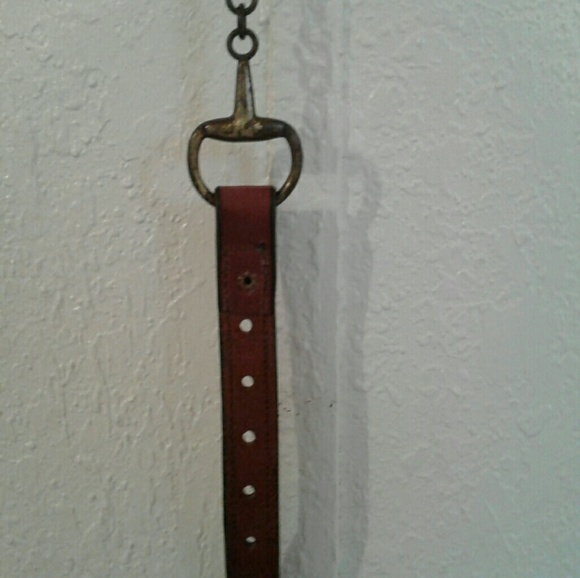 Tory Leather Bridle Belt 26" Half Inch Wide - Picture 4 of 6