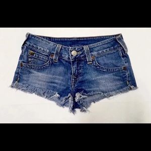 True Religion Cut off denim Jean short size 28