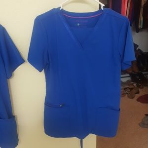 Purple Label Healong Hands Scrub top.