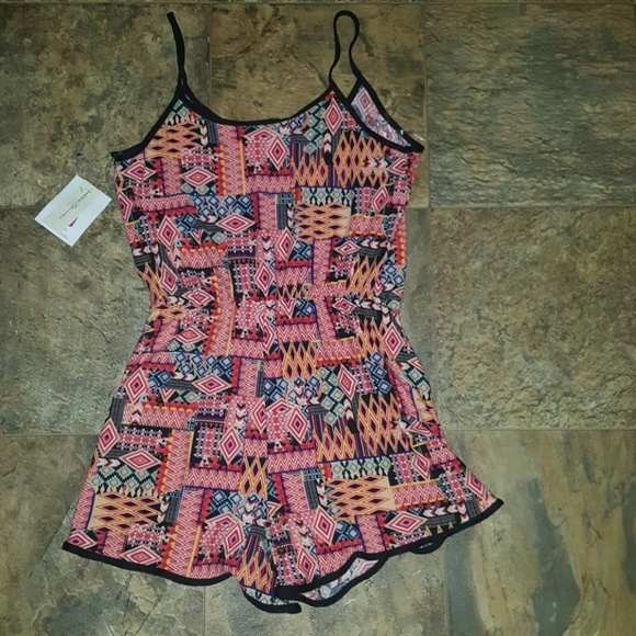 ■SOLDOUT■NEW LADIES AZTEC PRINT ROMPER - Picture 4 of 4