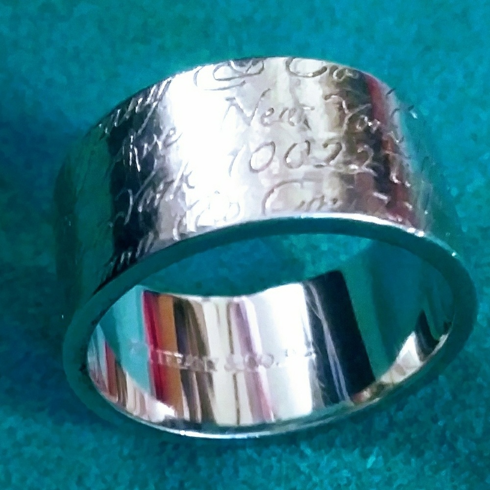 🌟TIFFANY & Co. RETIRED NOTES RING (WIDE)