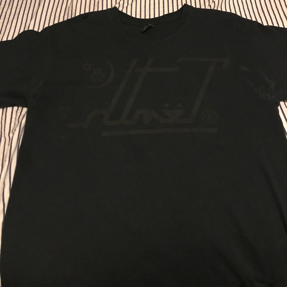 10 deep t shirt black on black - Picture 1 of 4