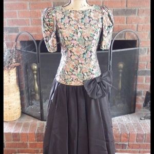 Vintage 80s Prom Dress
