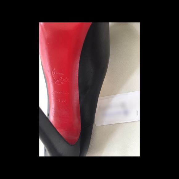 Christian Louboutin Daffodile Black Leather - Picture 4 of 8