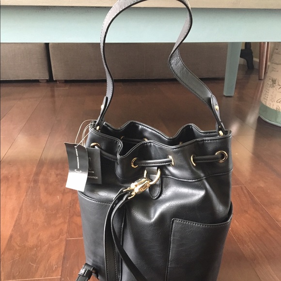 NWT Black INC convertible back pack / shoulder bag main image 6