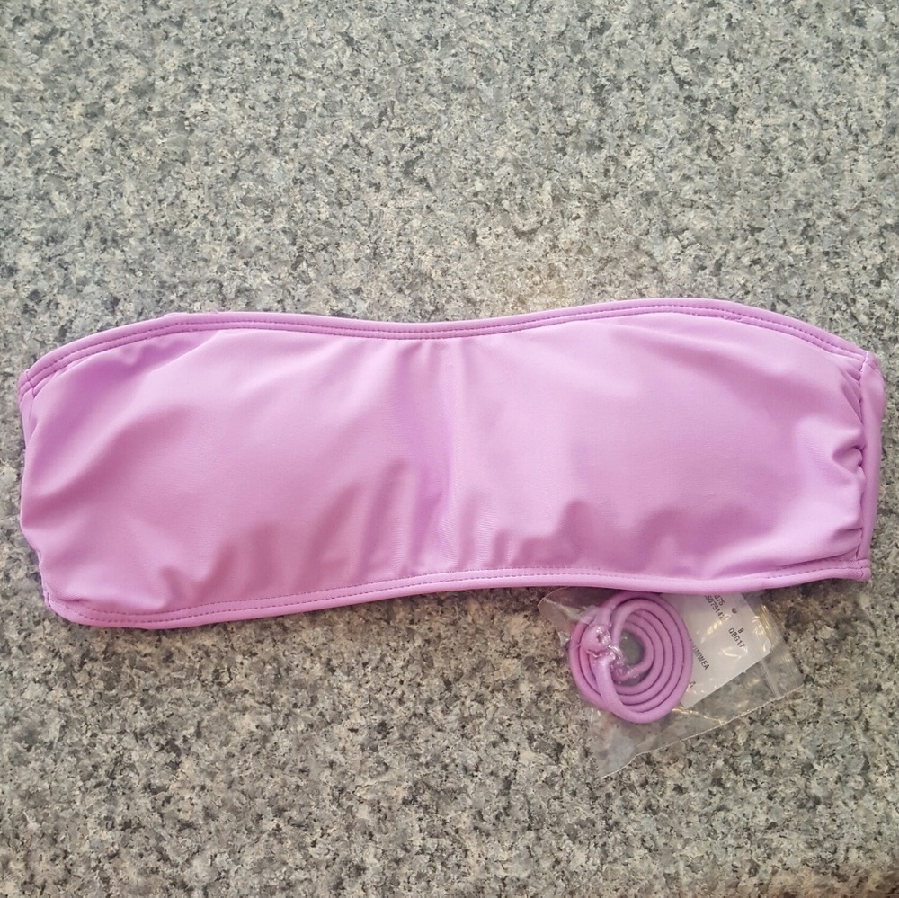 🆕️Lavender Bandeau Swim Top