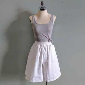 vintage 80's cotton wide leg high waisted shorts vintage 80's cotton wide leg high waisted shorts