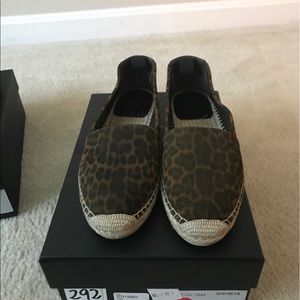 YSL leopard espadrilles - size 40