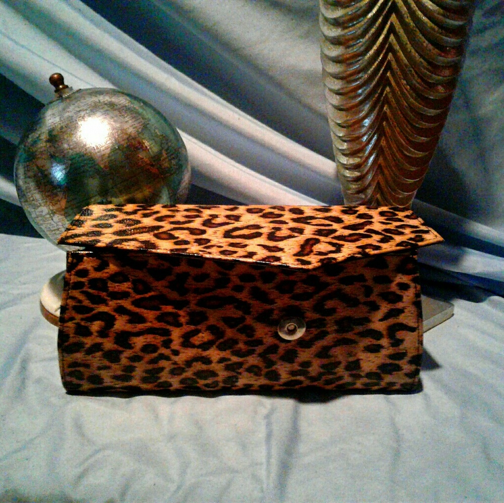 Animal print clutch!