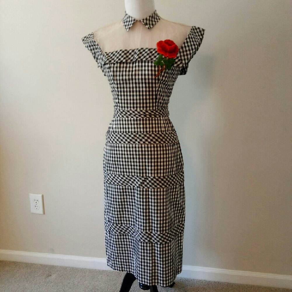 Vintage Maggi Stover Keyhole Dress