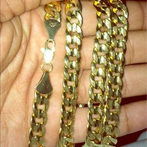 30 inch, 65grams, Cuban Link Gold Chain