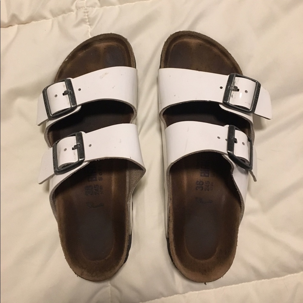 White Birkenstocks!