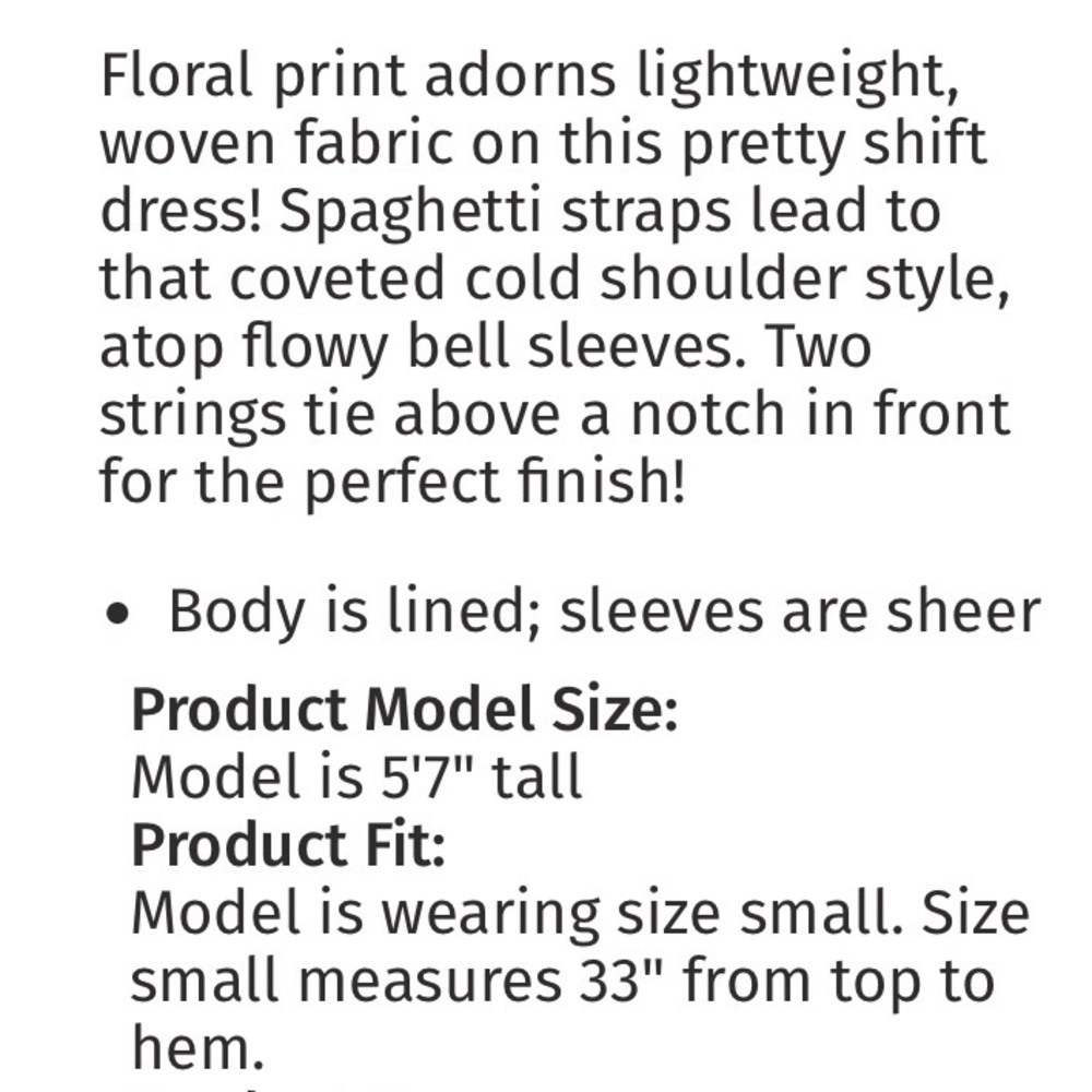 💃🏻Floral cold shoulder dress spaghetti strap💃🏻 - Picture 3 of 3