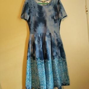 Tie Dye Dipped LuLaRoe Amelia