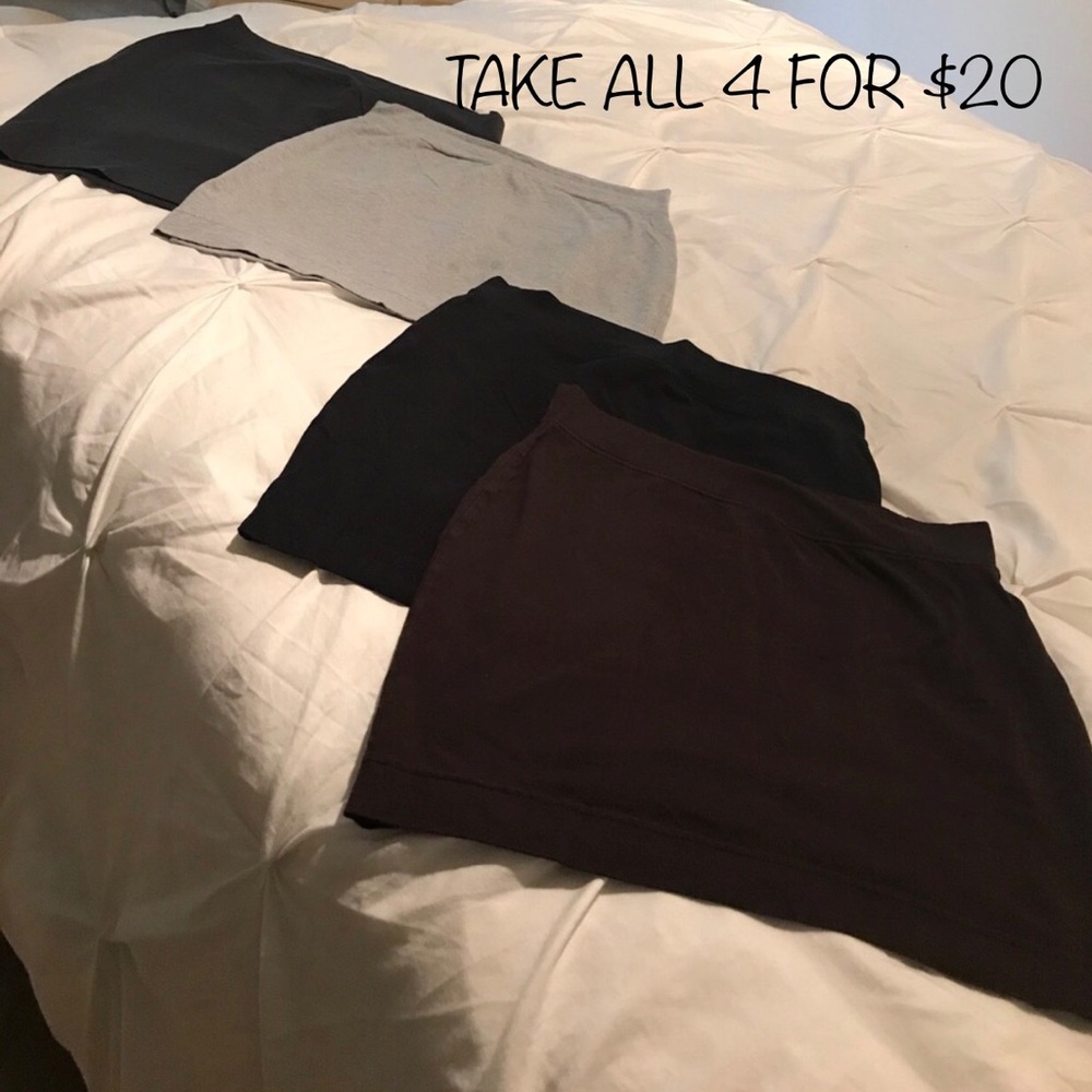 ⬇️⬇️⬇️MODA Stretch Mini Skirts