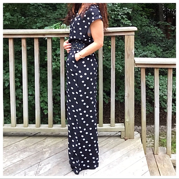 ✨LAST ONE✨Black white Paris zip front jumpsuit - Picture 6 of 8