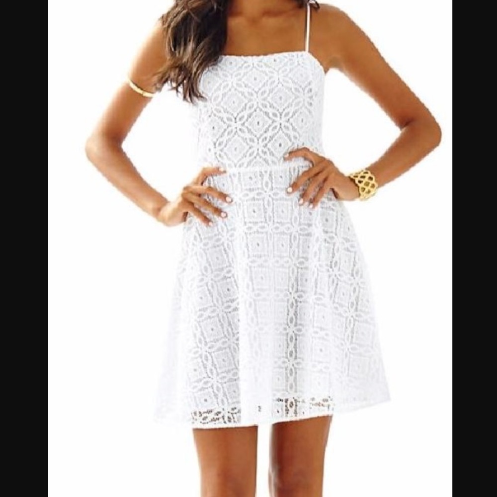 Lilly Pulitzer Resort White Lace Dress