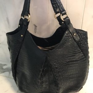 Black Leather Purse