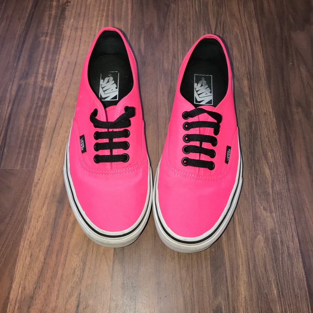 Neon Pink Vans
