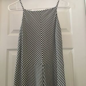 Super cute black and white stripe summer dress.