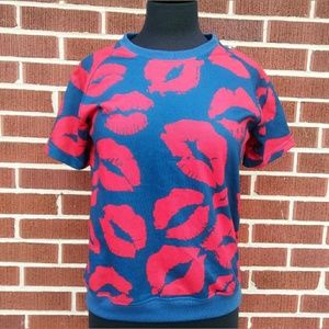 Married to the Mob Women's Lip Print Shirt