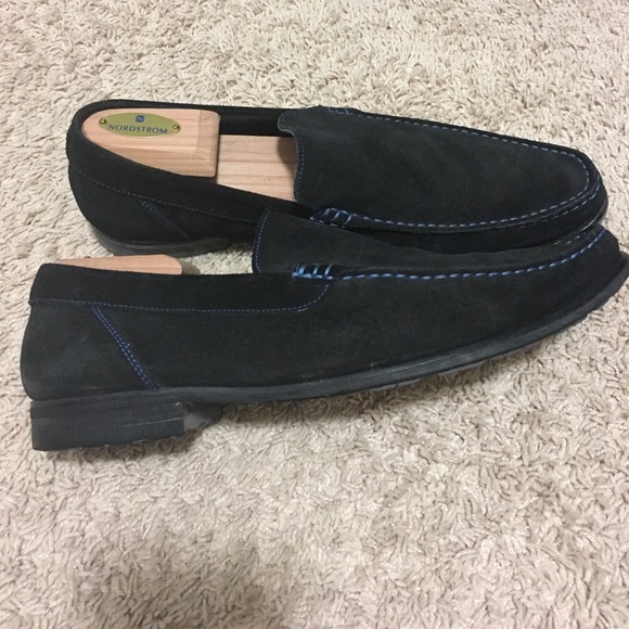 Men\'s black suede shoes. main image 6