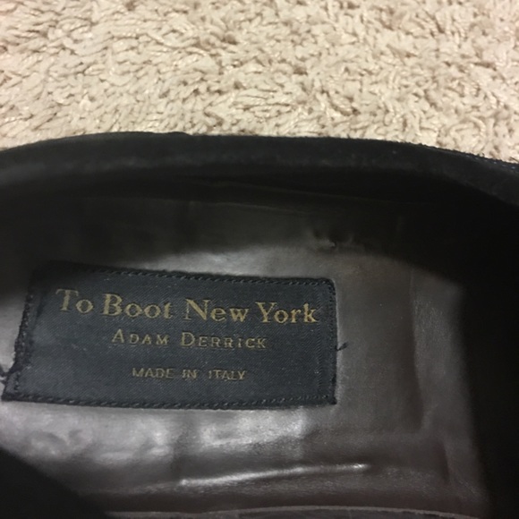 Men\'s black suede shoes. main image 4