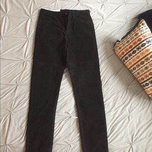 BDG Black Corduroy Twig High Rise Jeans Size 28