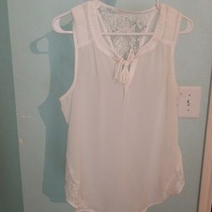 White See Through Blouse