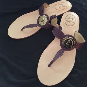 Jack Rogers Purple Sandals