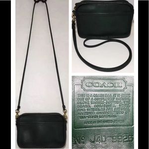 Vintage Coach Forest Green Carnival Crossbody Bag