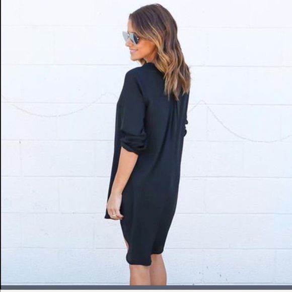 Chiffon mini tunic dress - Picture 3 of 4