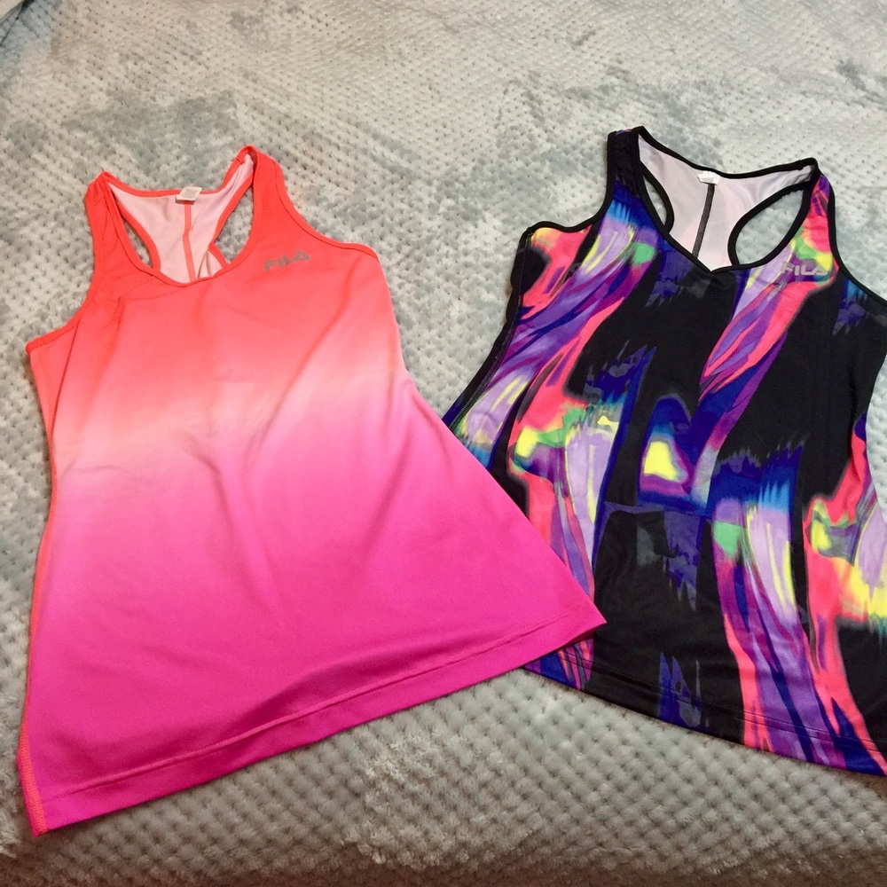 BEAUTIFUL multicolor Fila tank top - Picture 4 of 4