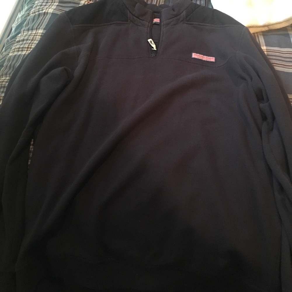 Men's large dark blue vineyard vines shep shirt