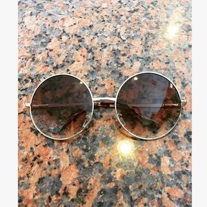 Oversized Round Hippie Sunglasses