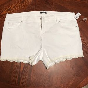 Crochet Trim Shorts