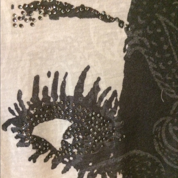 Asymmetrical print top - Picture 3 of 5