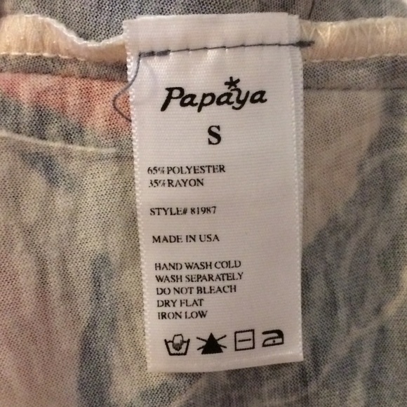 Asymmetrical print top - Picture 4 of 5