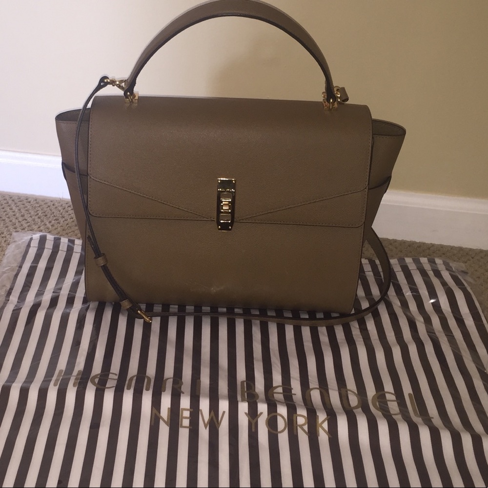 Henri Bendel handbag with cross-body.