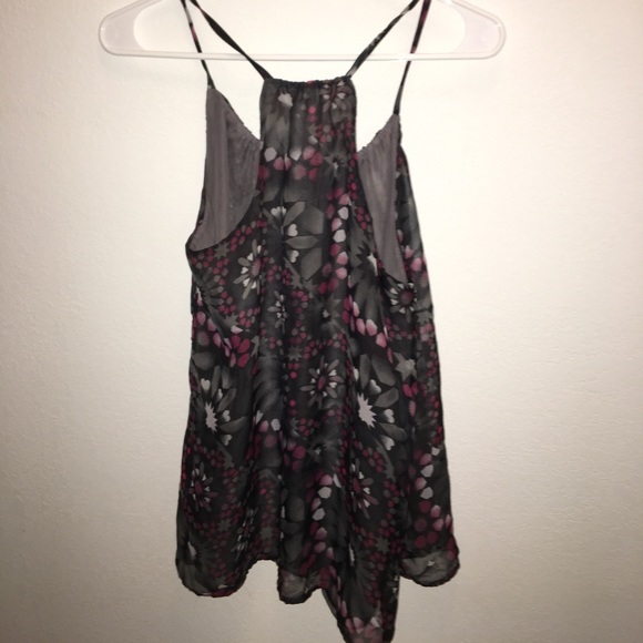 CHARLOTTE RUSSE sheer printed tank top 🌼 - Picture 3 of 4
