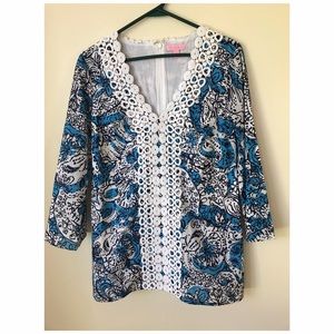 Lilly Pulitzer lined tunic