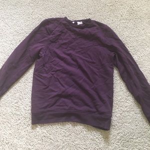 Topman Plum Crewneck Sweatshirt